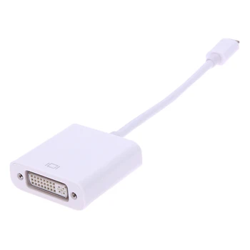 Адаптер Type C C USB male to DVI female поддържа 1080P USB 3.1 за MacBook и chrombook DVI Удължен Кабел адаптер за захранване