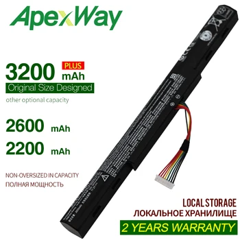 Батерия за лаптоп Apexway E5-475G за Acer Aspire E15 523G 553G 573G 575G 774G AS16A5K AS16A7K AS16A8K