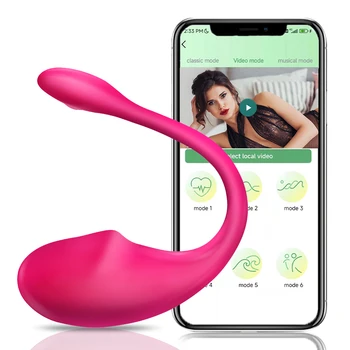 Безжична Bluetooth Вибратор Вибратор за Жените ПРИЛОЖЕНИЕ за Дистанционно Управление на Облекло Вибрираща Яйце Дамски Бикини Секс-Играчки за Двойки Секс-Магазин