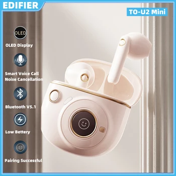 Безжични слушалки EDIFIER TO-U2 Mini True с динамични драйвери 13 мм, достъпни за Android и ISO