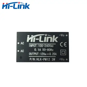 Безплатна Доставка Hi-Link PM12 12 В 3 W AC DC Модул захранване CE 100-240 В