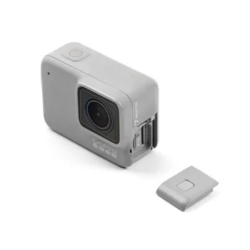 Бяла Сребриста Страничната Врата на Кутията с Порт USB-C, Резервни Части за Фотоапарат, Мини-HDMI Порт, Страничен Капак за Gopro Hero 7, Аксесоари за Фотоапарати