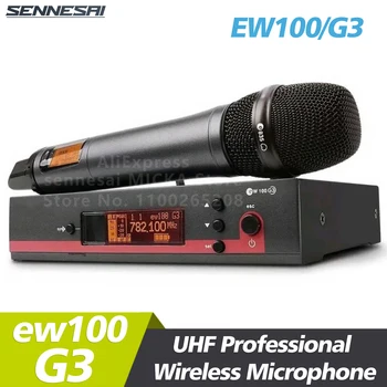 Високо качество на！EW100 G3 True Долу Безжичен UHF Микрофон Професионален Метален Ръчно С Шоу Спектакъл Парти ew100 g3