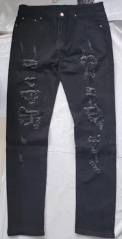 Висококачествени мъжки панталони в европейския и американския стил, мъжки дънки, кожени панталони, дънки, мъжки дрехи Y2K