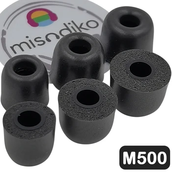 Втулки misodiko M500 с ефект на памет, съвместими със Sennheiser CX 200 300 / Jaybird X4 X3 X2 Freedom / Skullcandy/ Powerbeats