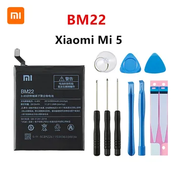 Въведете mi 100% Оригинална Батерия BM22 3000 ма За Xiaomi Mi 5 Mi5 M5 BM22 Висококачествени Сменяеми Батерии за телефон + Инструменти