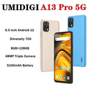 Глобалната версия на UMIDIGI A13 Pro 5G Телефон Android 12 Смартфон с мощен 700 90 Hz 6,5 