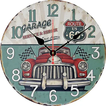 Големи продажба на стенни часовници бижута творчески часовници 30 см alarm clock потребителски стария стенен часовник будилник