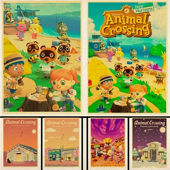 Гореща Игра Animal Crossing плакат САМ 5D Диамантена Живопис Пълна Квадратна/Кръгла Диамантена Бродерия Мозайка Бродерия на кръстат бод Home De