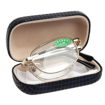 Дамски Мъжки Сгъваеми Очила в метални Рамки със Здравина на Корпуса от +1.00 до +4,00