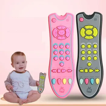 Детски Играчки Музика от Мобилен Телефон TV Дистанционно Управление Ранните Забавни Играчки Електрически Цифри Дистанционно Обучение Машина Играчка, Подарък за Дете