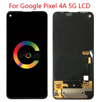 За Google Pixel 4a 5G LCD сензорен екран дигитайзер в събирането за подмяна на Google Pixel 4a 5G 6.2 инчов LCD