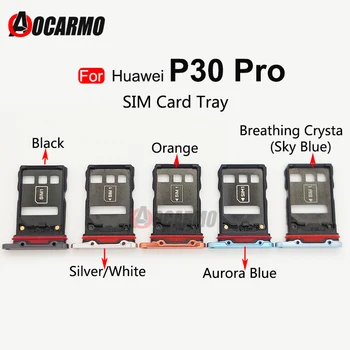 За Huawei P30 Pro Притежателя на Тавата За SIM-Карти Слот за Micro SD Адаптер Конектор Резервни Части