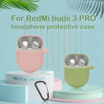 За Redmi Рецептори 3 Pro Безжична Bluetooth Калъф За слушалки, Силиконов Прахоустойчив Калъф за Зареждане на Защитен Калъф Аксесоари