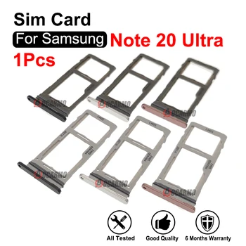 За Samsung Galaxy Note 20 Ultra 20u Тава За две СИМ-карти микроб Слот За една SIM-Карта Дубликат Част