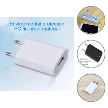 Зарядно устройство, USB Висококачествено Зарядно Устройство за мобилен телефон, USB Plug EU Зарядно за телефон