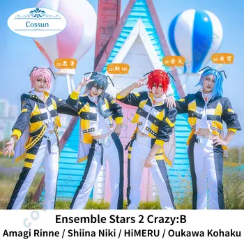 Звезди Ансамбъл 2 Crazy: B Амаги Ринне/Шиина Ники/Химера/Оукава Kohaku Cosplay Костюм За Хелоуин Аниме Игри Съоръжения
