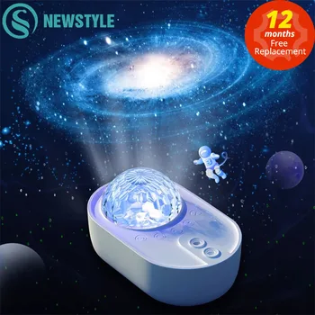 Звездното Небе Проектор лека нощ Космически Кораб Лампа Galaxy LED Проектор, Лампа, Bluetooth Високоговорител За Детска Спалня Начало Декор За Партита