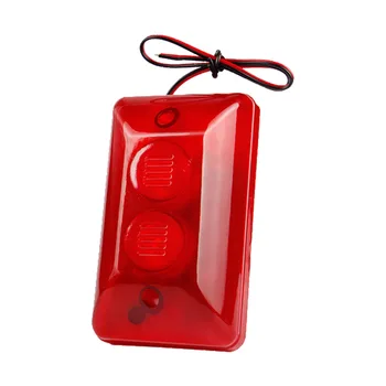Звукова и светлинна аларма Имобилайзер устройство Говорител Мигаща светлина на Светкавица с високо Децибелом 1 2 В Жични 102