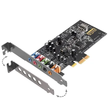 Звукова карта Creative Sound Blaster Audigy FX PCIe 5.1 с висока производителност усилвател за слушалки