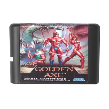Златен Брадва 16 бита MD Игрална карта За Sega Mega Drive За Genesis