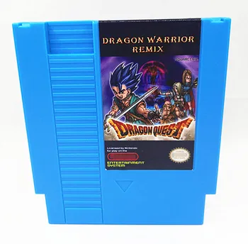 Игри касета Dragon Warrior Remix 9 в 1 за NES, Dragon Warrior I. II.III.IV, Dragon Quest I. II.III.IV