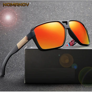 Извънгабаритни Квадратни Мъжки Дамски Поляризирани Слънчеви Очила Polarized Огледални Слънчеви очила На Поръчка Късогледство от Минус лещи, Предписани От -1 До -6