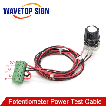 Кабел за тестване мощност WaveTopSign WTH118 DIY Комплект резервни Части 2 W 1 До Потенциометър + 6Pin + Кабел