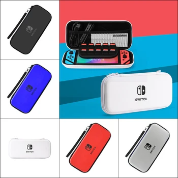 Калъф за носене, Съвместими с Nintendo Switch OLED / Switch Защитен калъф Swtich Аксесоари Чанта за съхранение с каишка за ръка