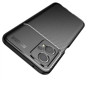 Калъф от въглеродни влакна За Oppo Realme 9 Pro, Силиконов калъф за Oppo Realme 9 Pro, ултра тънък Калъф за телефон Realme 9 Pro Plus