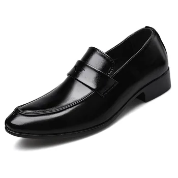 Лоферы; Мъжки модел обувки; Класически мъжки Обувки; Кожена италианска Официална обувки; мъжки Офис в Луксозна Марка обувки; Chaussure Homme Ayakkabi