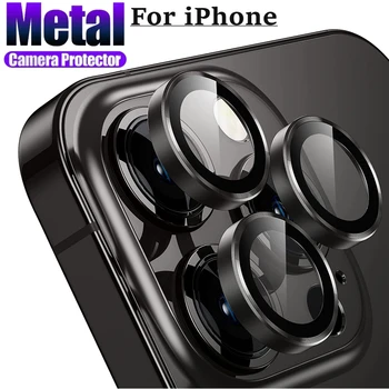 Луксозно Предпазно стъкло за обектива на камерата За iPhone 14 13 12 11 Pro Max Защитно Стъкло за камера За iPhone 12 13 14Plus Защита на обектива