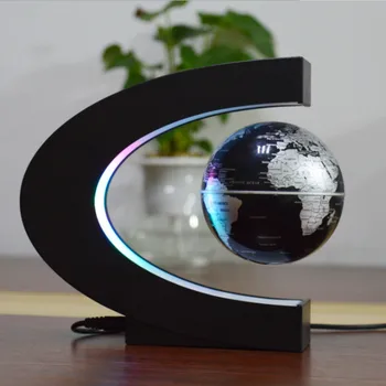 Магнитна Левитация Глобус LED нощна светлина Новост Плаващ Земята Лампа Творческа Обстановка Светлинно Осветление Студентски Детски Подарък