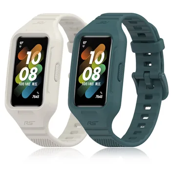 Мек силиконов ремък За Huawei Watch Band 7 Сменяеми Спортен Гривна Каишка Смарт Часовници Гривна correa за Честта Watch Band 6