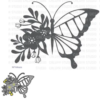 Метални Режещи Удари Нарязани на Мухъл Животни пеперуда за Декорация Албум За Изрезки от Хартия Занаятчийски Нож Мухъл Нож Удар Шаблони