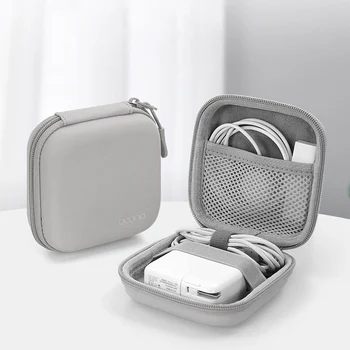 Мини Органайзер За Съхранение На Дреболии Apple Зарядно Устройство Захранване Твърд Корпус Преносими Чанти За Съхранение На Кабели Многофункционални Седалките