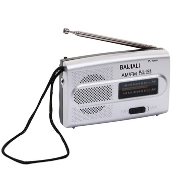 Мини Преносими Дигитални AM/FM радио с Вграден Високоговорител Преносими Джобни дву-бандова устройства радио Ръчно Търсене на канали за Възрастни Хора
