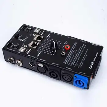 Многофункционален аудио мрежов кабел аудио видео кабел тестер 6.5 HD USB тестер тестирующий мрежови инструмент