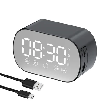Мултифункционален Безжичен Високоговорител alarm clock Bluetooth-Съвместими Високоговорител LED Smart-Цифров Часовник Fm радио Настолни Часовници