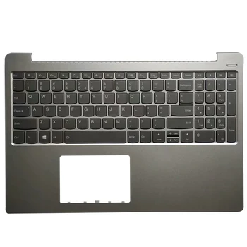 НОВАТА клавиатура за лаптоп на САЩ за Lenovo ideapad 330S-15 330S-15ARR 330S-15IKB 330S-15AST 7000-15 с подсветка на горния капак подложки за ръце
