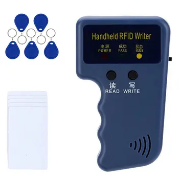 Нов RFID Четец на Карти Копирна Машина Писател Восъчни Програмист Презаписваем ID Ключодържатели Тагове Ръчна Копирна Машина 125 khz