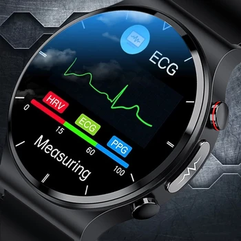 Нов ЕКГ + ТОЧКИ Здраве Смарт Часовници За Мъже Сърдечната Честота, кръвно Налягане Фитнес Тракер, IP68 Водоустойчив Smartwatch За IOS и Android Телефон