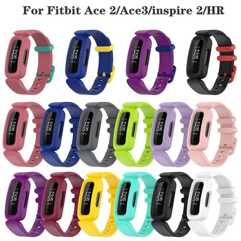 Нов ремък За Fitbit Ace 3/inspire 2 Взаимозаменяеми Силиконов Маншет За Fitbit Ace 2/inspire HR Гривна за смарт часа Fitbit Ace3