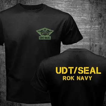 Новата Република Южна Корея Г Navy Udt/Seal специални сили, Военна тениска Нов Прием на Мъжки Ежедневни Мъжки Тениски Забавна Тениска
