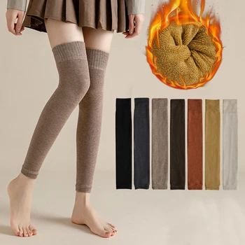 Нови Зимни Топли чорапи, Наколенници, Защитно Облекло, за Жени, Поддръжка на Наколенника за Пролетния джогинг, Наколенници, чорапи за жени