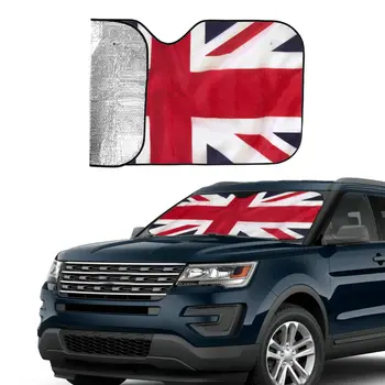 Нови Потребителски Автомобилни Аксесоари, Чадър-Козирка Британски Флаг сенника На Предното стъкло Универсален Подходящ За повечето коли
