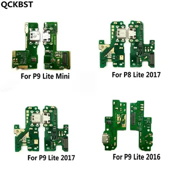 Новост За Huawei P9 Lite mini 2016 P8 Lite 2017 USB Зарядно устройство Конектор кабел за зареждане Порт за Зарядно Устройство, Модул Микрофон Такса резервни Части За Ремонт на