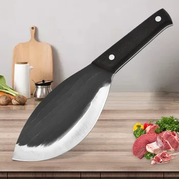 Нож за клане на добитък ръчно коване, Разделочный нож за кланици, Голям Костен нож, от нож на главния готвач, Супер остър и практично