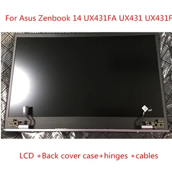 Оригинален 14-инчов преносим компютър с LCD телевизор В Събирането, Пълни с резервни Части За Asus Zenbook 14 UX431FA UX431D UX431F UX431DA FHD с LCD ДИСПЛЕЙ