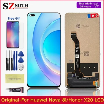 Оригинален За Huawei Nova 8i/Honor X20 LCD дисплей с сензорен екран Дигитайзер В Събирането на Замяна За HonorX20/Nova8i LCD дисплей